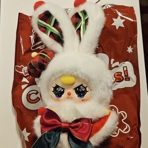 Baby Three Merry Christmas Series Plush NIB - Sugarcoat Royalbun